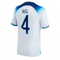 England Declan Rice #4 Fotballklær Hjemmedrakt VM 2022 Kortermet
